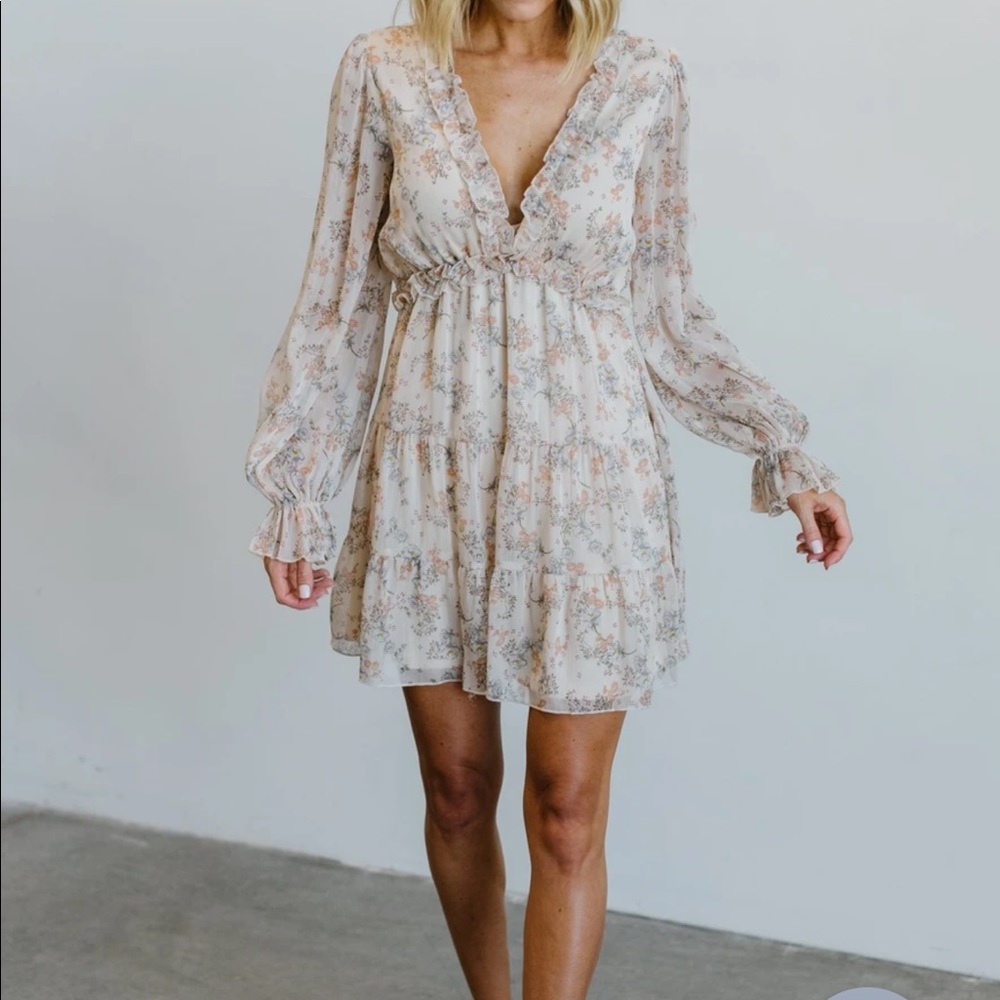 Clara Print Mini Dress brand new. Size small. Could fit medium